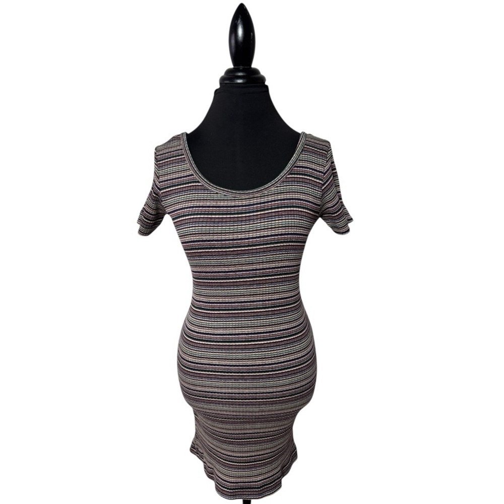 Vtg Express Striped Dress